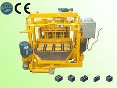 QT40-3液壓移動式砌塊成型免燒磚機 節(jié)能高效的現(xiàn)代化制磚設備